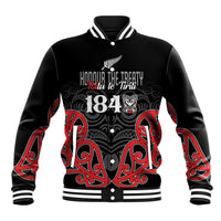 Toitu Te Tiriti 1840 Aotearoa Baseball Jacket Stand Together Stand Stronger