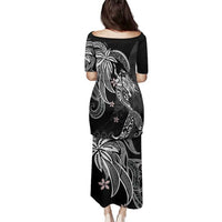 Polynesian Mermaid Plumeria Tribal Tattoo Family Matching Puletasi and Hawaiian Shirt LT01 - Polynesian Pride