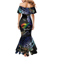 Personalised Polynesian Memorial Family Matching Mermaid Dress and Hawaiian Shirt As Long As I Breathe You'll Be Remembered LT01 - Polynesian Pride
