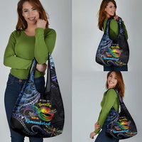Polynesian Memorial Grocery Bag As Long As I Breathe You'll Be Remembered