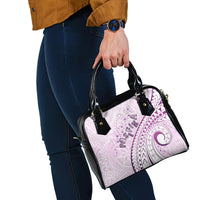 Pasifika Festival Shoulder Handbag Tribal Pattern Lilac Version