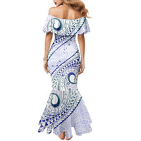 Pasifika Festival Mermaid Dress Tribal Pattern Violet Version LT01 - Polynesian Pride