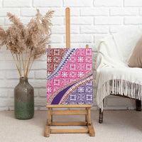 Hawaiian Quilt Pattern Canvas Wall Art Sweet Color Mixed LT01 - Polynesian Pride