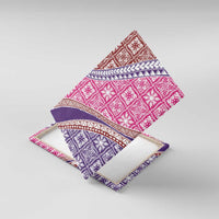 Hawaiian Quilt Pattern Canvas Wall Art Sweet Color Mixed LT01 With Frame Pink - Polynesian Pride