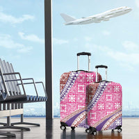Hawaiian Quilt Pattern Luggage Cover Sweet Color Mixed - Polynesian Pride