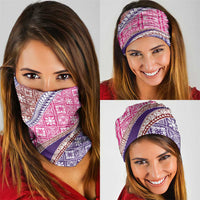 Hawaiian Quilt Pattern Neck Gaiter Sweet Color Mixed LT01 - Polynesian Pride