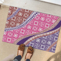 Hawaiian Quilt Pattern Rubber Doormat Sweet Color Mixed LT01 - Polynesian Pride