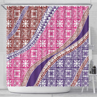 Hawaiian Quilt Pattern Shower Curtain Sweet Color Mixed LT01 - Polynesian Pride