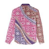 Hawaiian Quilt Pattern Women Casual Shirt Sweet Color Mixed - Polynesian Pride