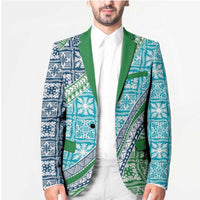 Hawaiian Quilt Pattern Blazer Fresh Color Mixed - Polynesian Pride