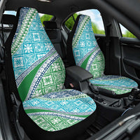 Hawaiian Quilt Pattern Car Seat Cover Fresh Color Mixed LT01 One Size Green - Polynesian Pride
