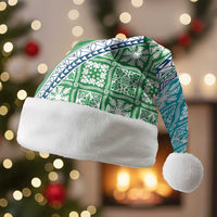 Hawaiian Quilt Pattern Christmas Santa Hat Fresh Color Mixed - Polynesian Pride