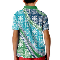 Hawaiian Quilt Pattern Kid Polo Shirt Fresh Color Mixed LT01 - Polynesian Pride