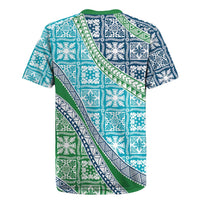 Hawaiian Quilt Pattern Rugby Jersey Fresh Color Mixed LT01 - Polynesian Pride