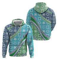 Hawaiian Quilt Pattern Zip Hoodie Fresh Color Mixed LT01 - Polynesian Pride