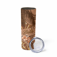 Fiji Masi Skinny Tumbler Bula Fijian Masi Tapa Vintage Style LT01 - Polynesian Pride