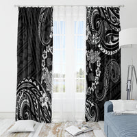 Polynesian Turtle Valentine Window Curtain You And Me Hibiscus Heart LT01 - Polynesian Pride
