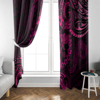 Polynesian Turtle Valentine Window Curtain You And Me Pink Hibiscus Heart LT01 - Polynesian Pride