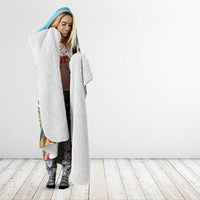 It's 5 o'clock Somewhere Hooded Blanket Hawaiian Tropical Parrots - Polynesian Pride
