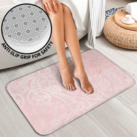 Polynesian Tiare Monstera Soft Pink Bathroom Set Liquid Style - Polynesian Pride