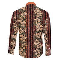 Hawaii Hibiscus Family Matching Off Shoulder Maxi Dress and Hawaiian Shirt Retro Style LT01 - Polynesian Pride