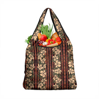 Hawaii Hibiscus Grocery Bag Retro Style - Polynesian Pride