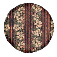 Hawaii Hibiscus Spare Tire Cover Retro Style - Polynesian Pride