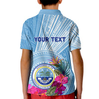 Micronesia Culture Day Kid Polo Shirt Tribal Pattern Tropical Style LT01 - Polynesian Pride