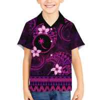FSM Chuuk State Hawaiian Shirt Tribal Pattern Pink Version LT01 - Polynesian Pride