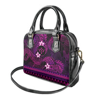 FSM Kosrae State Shoulder Handbag Tribal Pattern Pink Version LT01 - Polynesian Pride