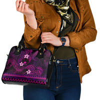 FSM Pohnpei State Shoulder Handbag Tribal Pattern Pink Version LT01 - Polynesian Pride