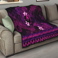 FSM Yap State Quilt Tribal Pattern Pink Version LT01 - Polynesian Pride