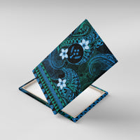 FSM Kosrae State Canvas Wall Art Tribal Pattern Ocean Version