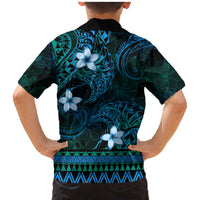 FSM Kosrae State Family Matching Mermaid Dress and Hawaiian Shirt Tribal Pattern Ocean Version LT01 - Polynesian Pride