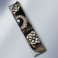Hawaii Pineapple Brown Tribal Pattern Auto Sun Shade LT01 - Polynesian Pride