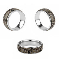 Hawaii Pineapple Brown Tribal Pattern Classic Ring - Polynesian Pride