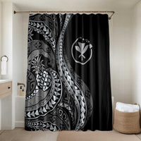 Hawaii Pineapple Gray Scale Tribal Pattern Bathroom Set - Polynesian Pride