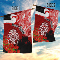 New Zealand ANZAC Waitangi Day Garden Flag Lest We Forget Soldier Tiki Maori Style LT03 - Polynesian Pride