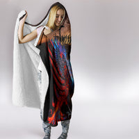 New Zealand Tui Bird Soldier ANZAC Hooded Blanket Lest We Forget LT03