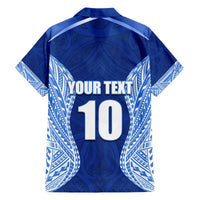 Custom Manu Samoa Rugby Hawaiian Shirt Polynesian Tattoo LT03 - Polynesian Pride