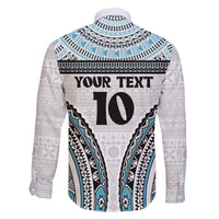 Custom Flying Fijians Rugby Family Matching Short Sleeve Bodycon Dress and Hawaiian Shirt Tapa Tribal Cloth LT03 - Polynesian Pride