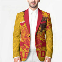 Personalized American Samoa Fautasi Race Blazer Aeto Pago Pago with Eagle Samoan Tribal Patterns