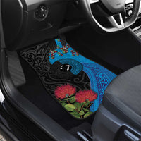 Fiji and New Zealand Together Car Mats Tapa Maori Tattoo mix Tagimoucia and Pohutukawa LT03 - Polynesian Pride