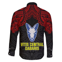 Vitis Central Dabaris Rugby Family Matching Tank Maxi Dress and Hawaiian Shirt Papua New Guinea Polynesian Tattoo LT03 - Polynesian Pride