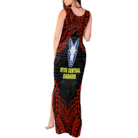 Vitis Central Dabaris Rugby Tank Maxi Dress Papua New Guinea Polynesian Tattoo LT03 - Polynesian Pride