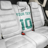 Custom New Zealand Football Back Car Seat Cover Go All Silver Ferns - Towards World Cup 2026 LT03 - Polynesian Pride