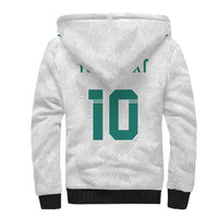 Custom New Zealand Football Sherpa Hoodie Go All Silver Ferns - Towards World Cup 2026 LT03 - Polynesian Pride