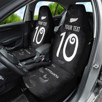 Custom New Zealand Rugby Car Seat Cover All Silver Ferns Blacks LT03 - Polynesian Pride