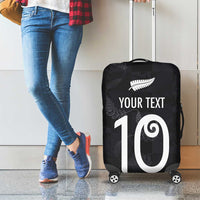 Custom New Zealand Rugby Luggage Cover All Silver Ferns Blacks