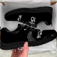 Custom New Zealand Rugby Sneakers All Silver Ferns Blacks